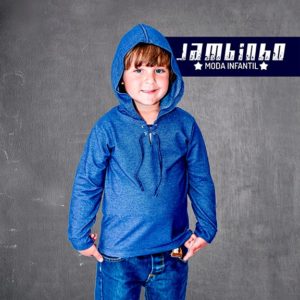 Camiseta Malha  Jeans Infantil