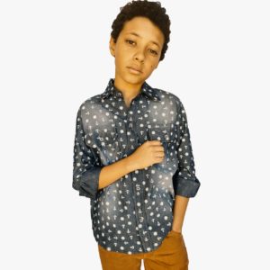 Camisa chambrae Estampada